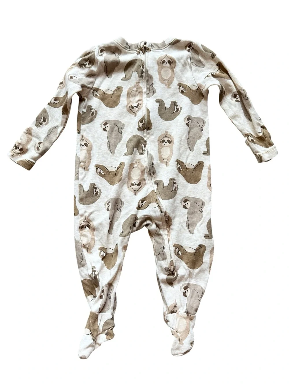 Old Navy lot of 8 footed two way zip closure sleeper footed pajamas 6-9 months